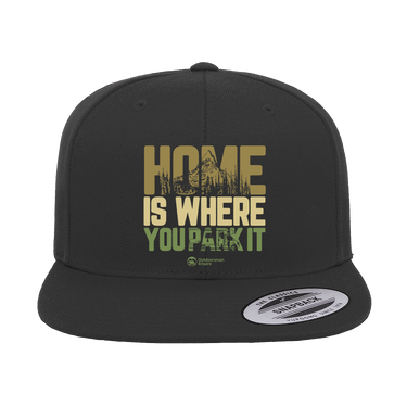 Home Is Your Park Printed Flat Bill Cap